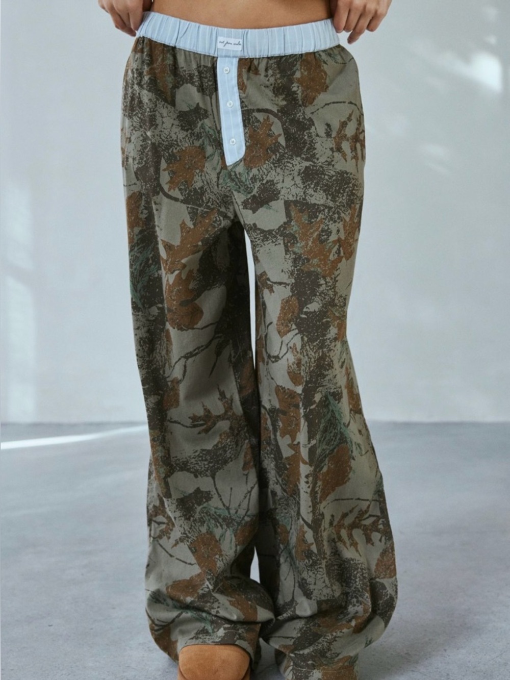 Out From Under Avril Boxer Pants - Camo (XS)